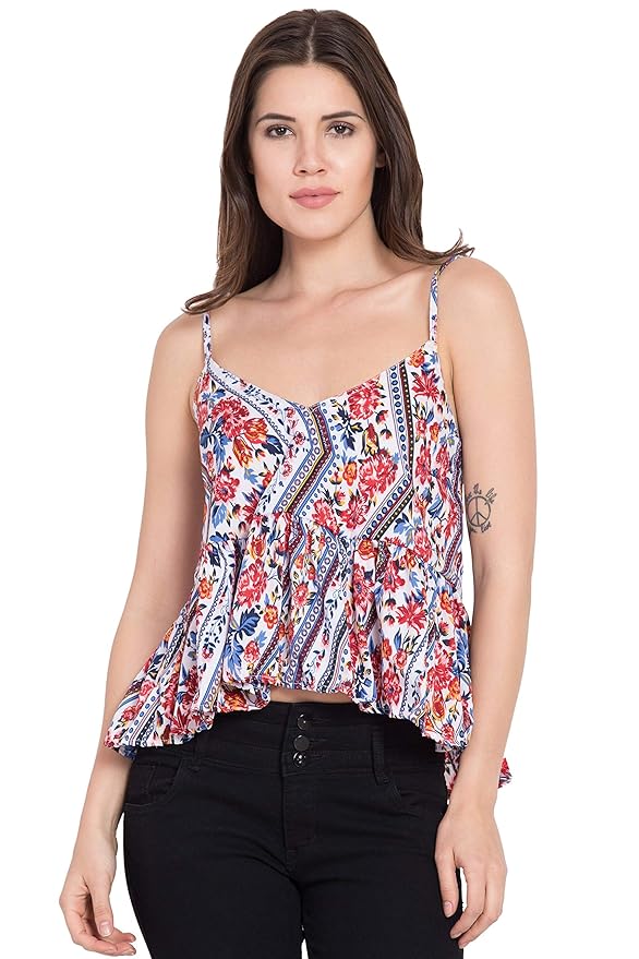 Buy BOOTHOME Regular Noodle Strap Top for Women and Girls (AF032