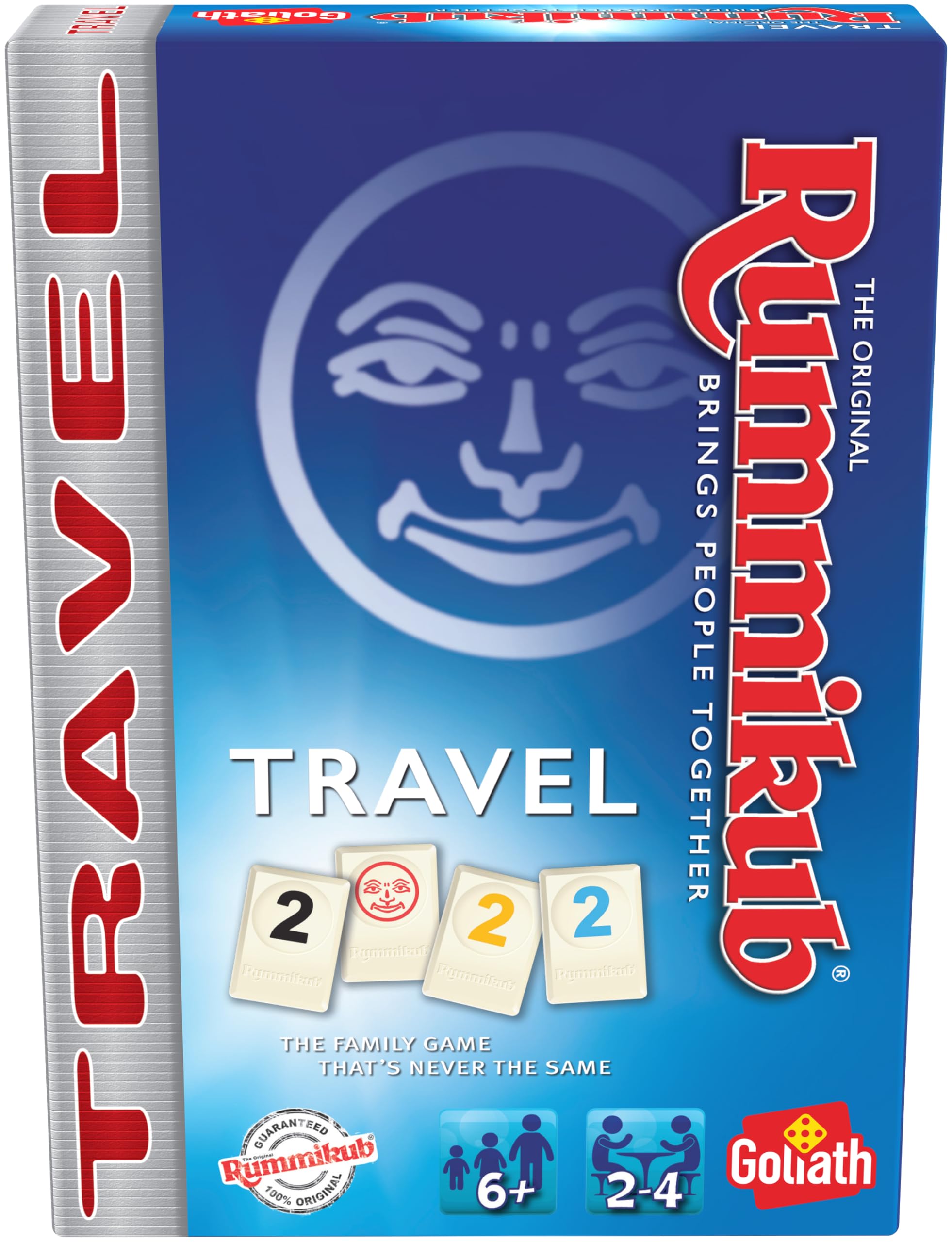 Goliath - Travel game Rummikub Voyager, Multicolor, 20.8 x 14.7 x 4 cm