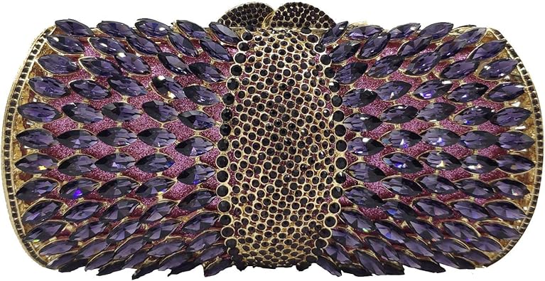 purple clutch bags for weddings