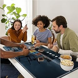 Tabletop Card Playmat with Magic Zones, 24 x 14