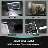 Daffodil USB Keyboard Light ULT05S - Flexible Gooseneck LED Lamp Silver view 4