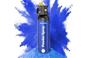 Blue Smoke Bomb Powder Cannon Gender Reveal Fire Extinguisher Biodegradable| Launches 25ft | 10 Second Spray | Holi Color Decorations for Photoshoots, Festivals, Celebrations | TUR Party Supplies