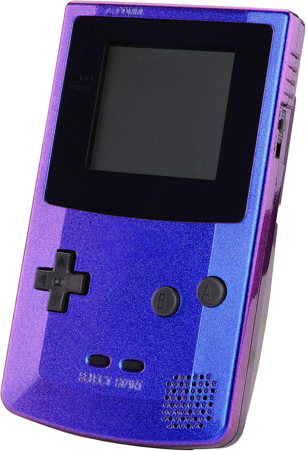 eXtremeRate Chameleon Purple Blue GBC Replacement Full Housing Shell Cover w/Buttons Screws Screwdriver Tools Set for Gameboy Color - Handheld Game Console NOT Included: Computers & Accessories