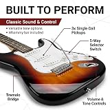 RockJam Electric Guitar Kit with Amp Bag Whammy Strap Lead Lessons view 3
