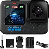 GoPro Hero12 Black E-Commerce Package - Waterproof Action Camera with 5.3K60 Ultra HD Video, 27MP Photos, HDR, 1/1.9" Image S