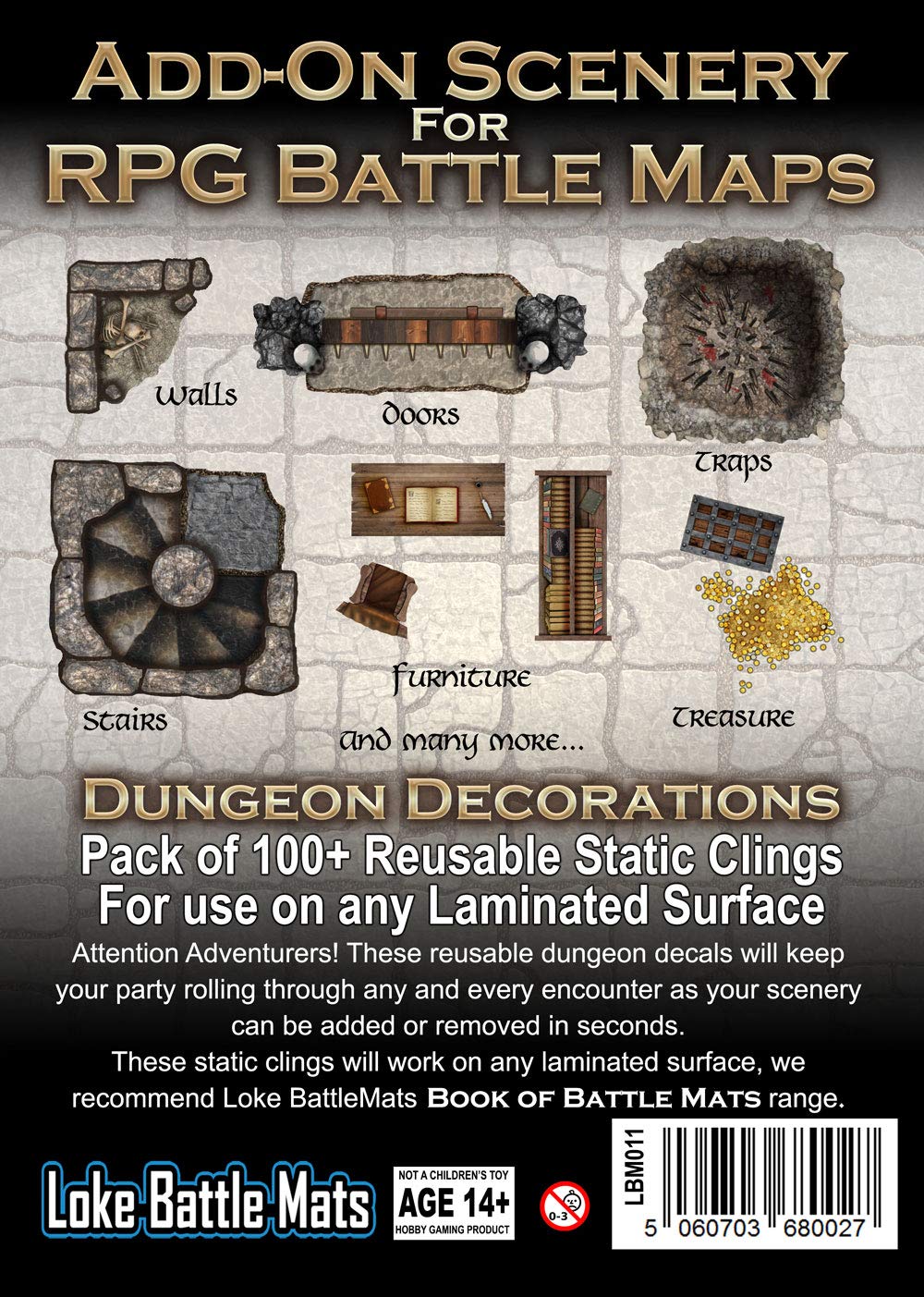 Photo 1 of Loke Add-On Scenery for RPG Maps - Dungeon Decorations