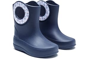 OKABASHI Kid's Kendall Rain Boot | Waterproof Design | Machine Washable | Easy-On Handles | Latex Free | Sustainably Made in the USA