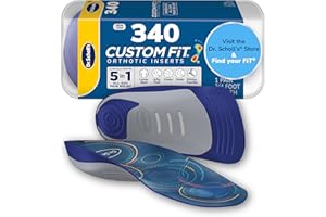 DR. SCHOLL'S Dr. Scholl’s Custom Fit Orthotics 3/4 Length Arch Support Shoe Inserts - Plantar Fasciitis Relief Insoles for Men and Women, Immediate All-Day Total Lower Body Pain Relief, FSA HSA Eligible, CF340