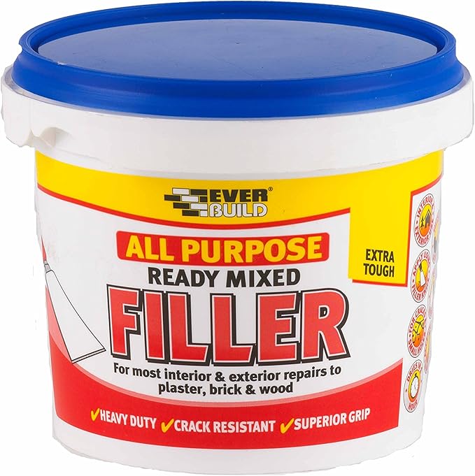 Everbuild All Purpose Filler, Fast Drying Filler for Instant Repairs to