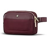 Samsonite Mobile Solution 2 Crossbody Sling Bag, Multi-Way Waist & Fanny Pack with RFID-Protected Front Pocket, Adjustable Strap, Interior Slip Pockets, Travel & Everyday Hands-Free Bag - Merlot