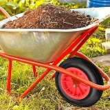 Easy Shopping 14 Inch Wheelbarrow Wheel Pneumatic 3.50-8 Replacement Red view 5