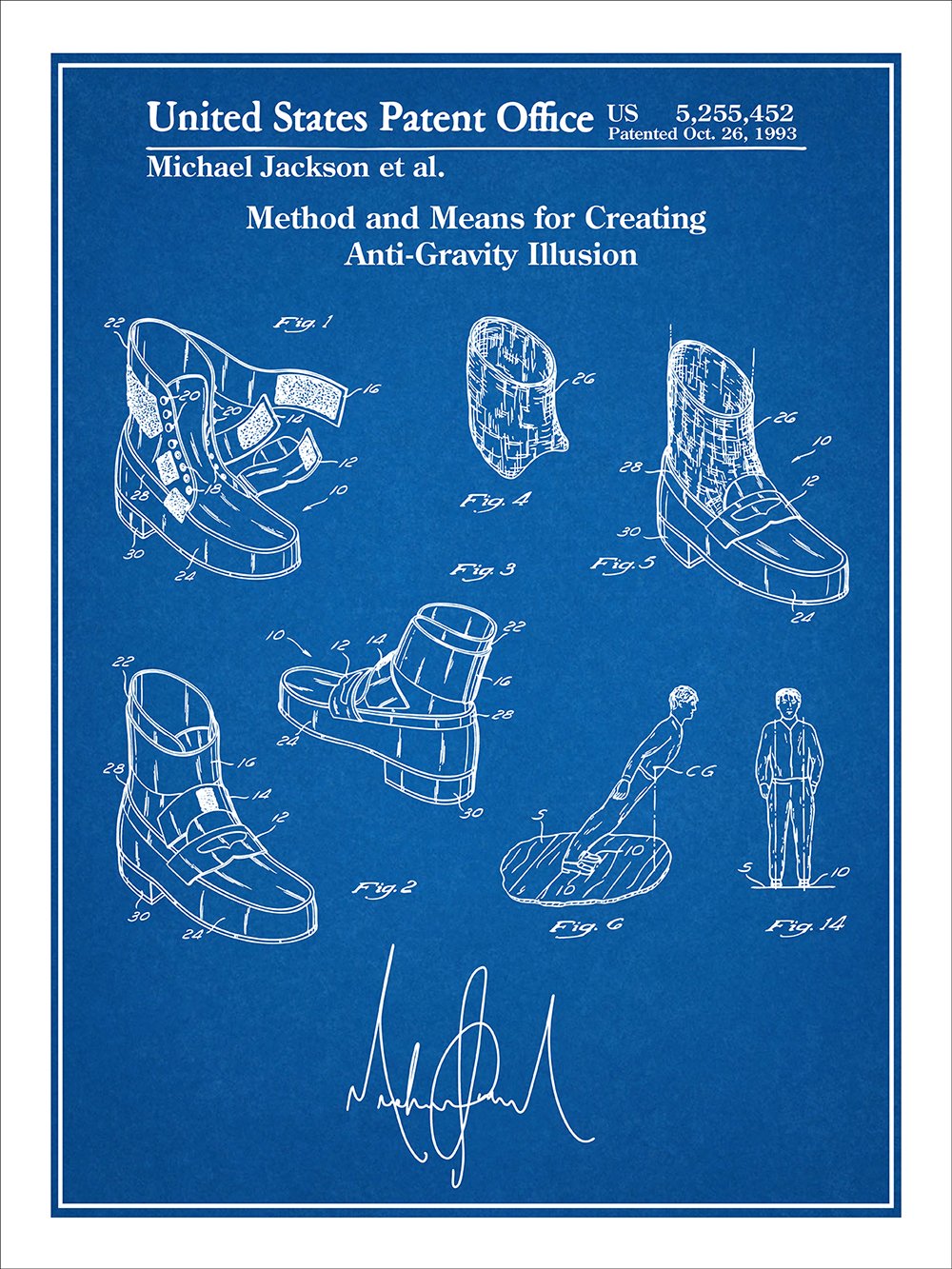 Smooth Criminal Shoes Patent Michael Jackson Anti-Gravity Shoe Patent  Artwork Framed Print By, image size:1000x1333