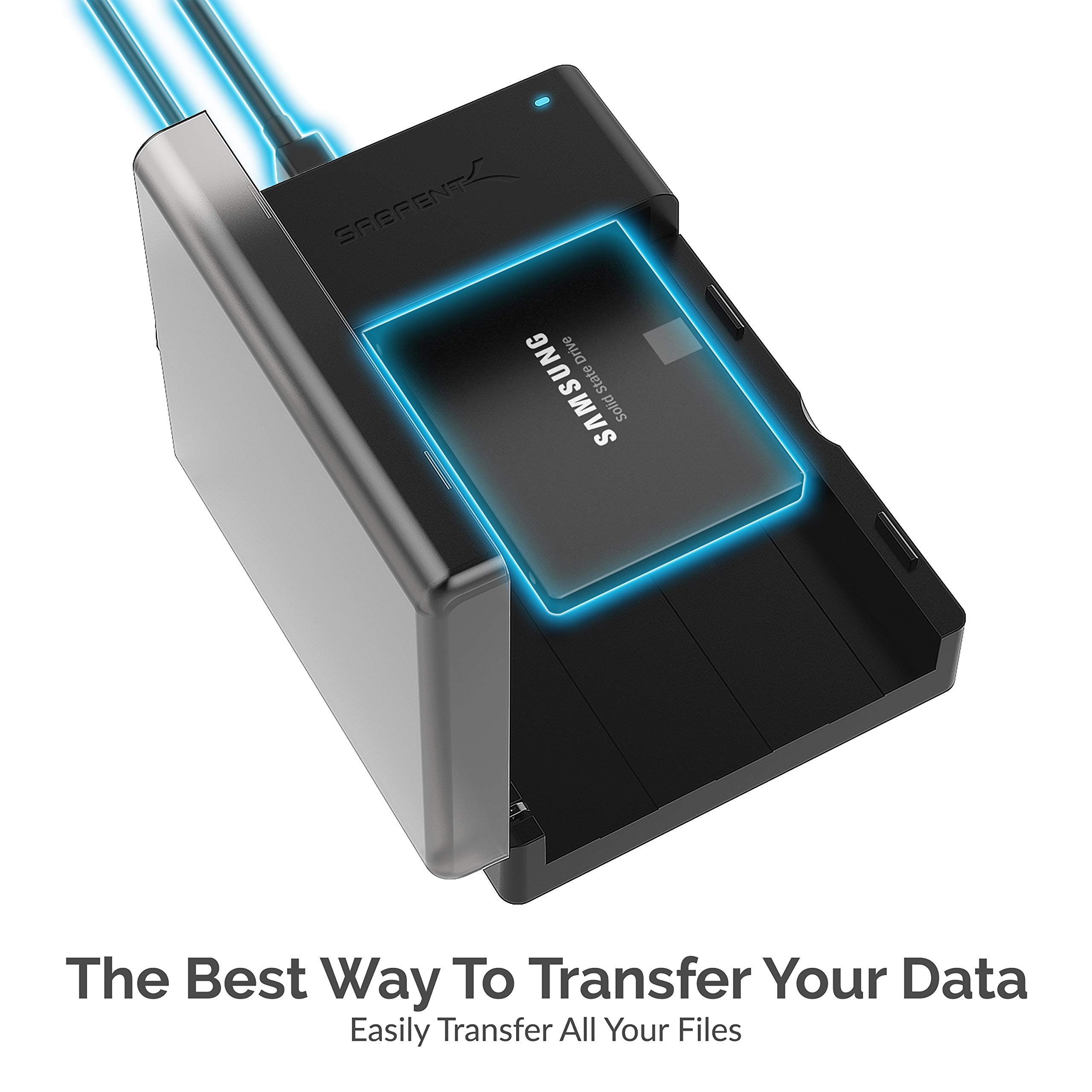 Sabrent USB 3.0 to SATA External Hard Drive LayFlat Docking Station