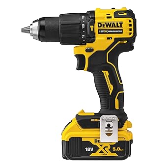 Dewalt DCD709S2T - 18V Li-ion Sub-Compact Series Cordless 1/2/13mm Hammer Drill Driver with Brushless Motor-2x2Ah Batteries Included