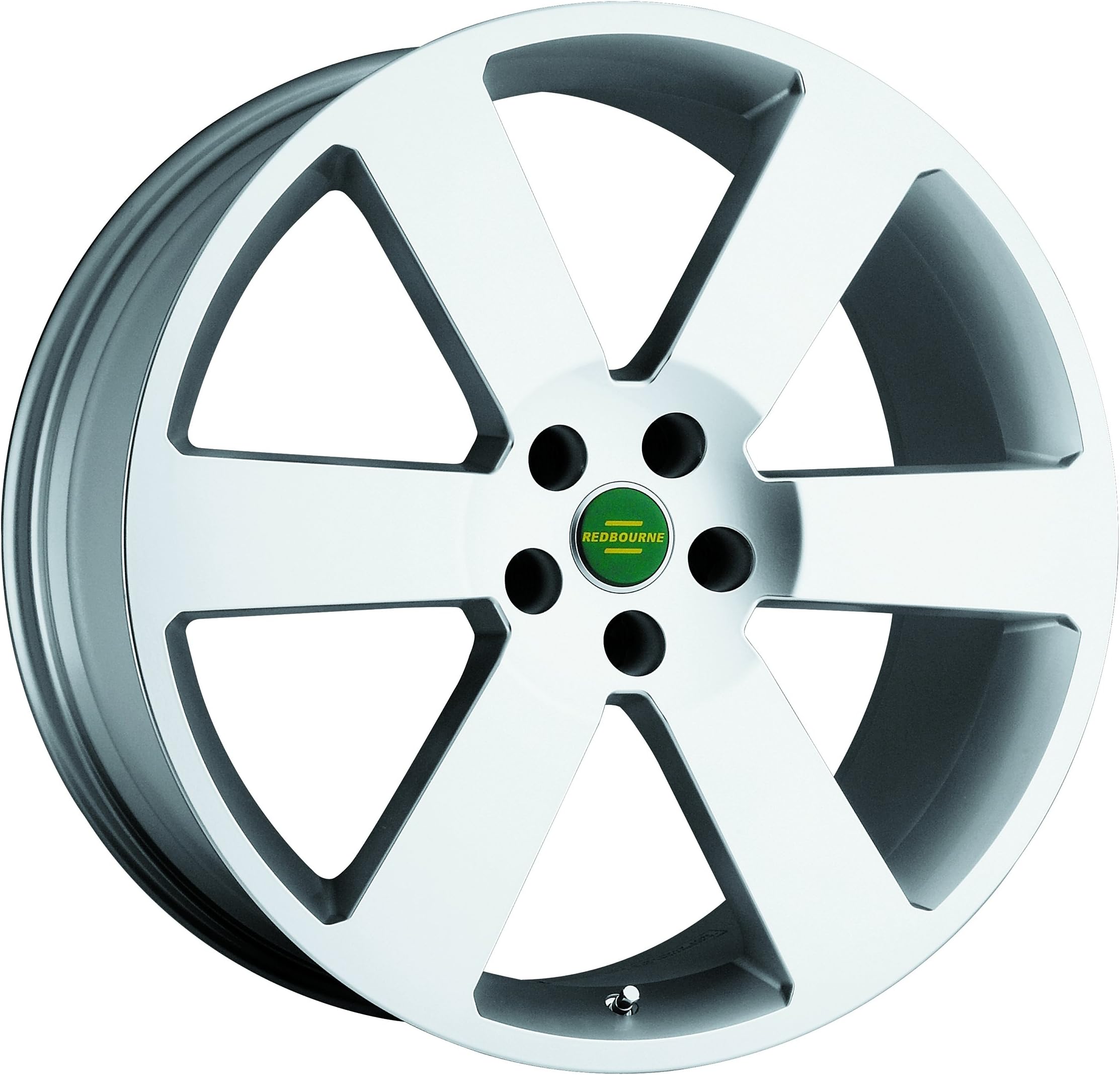 Redbourne SAXON Silver Wheel with Painted Finish (22 x 9.5 inches /5 x 120 mm, 32 mm Offset)