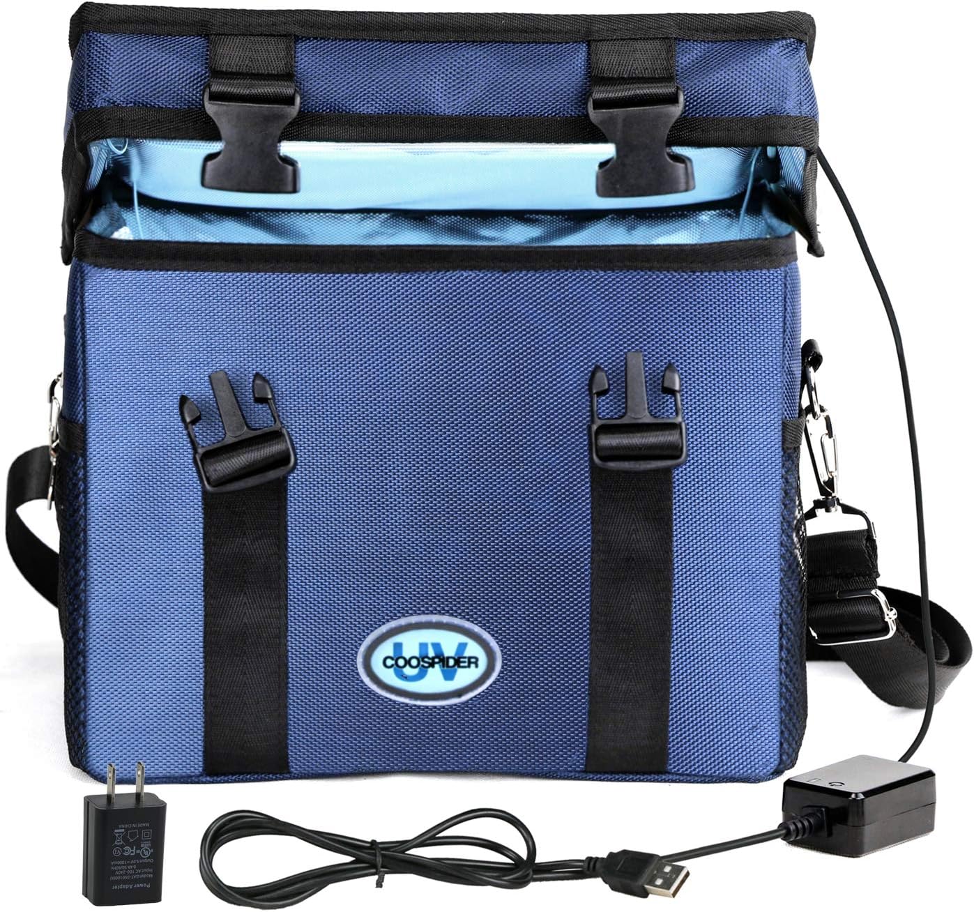 UV-C Light UV Sterilization Bag Portable for Tool/USB Input/Jumbo Size Capacity/Timer 5 Minutes/UVC Without Ozone Smell