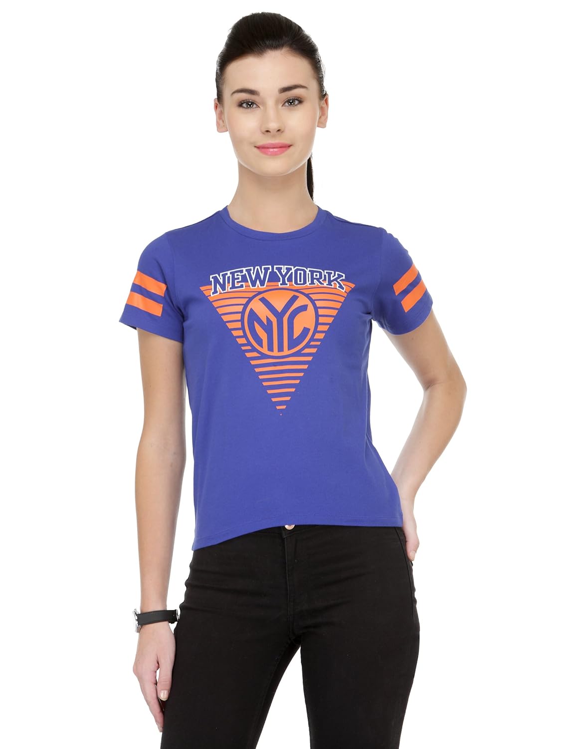 unshackled women's solid t-shirt