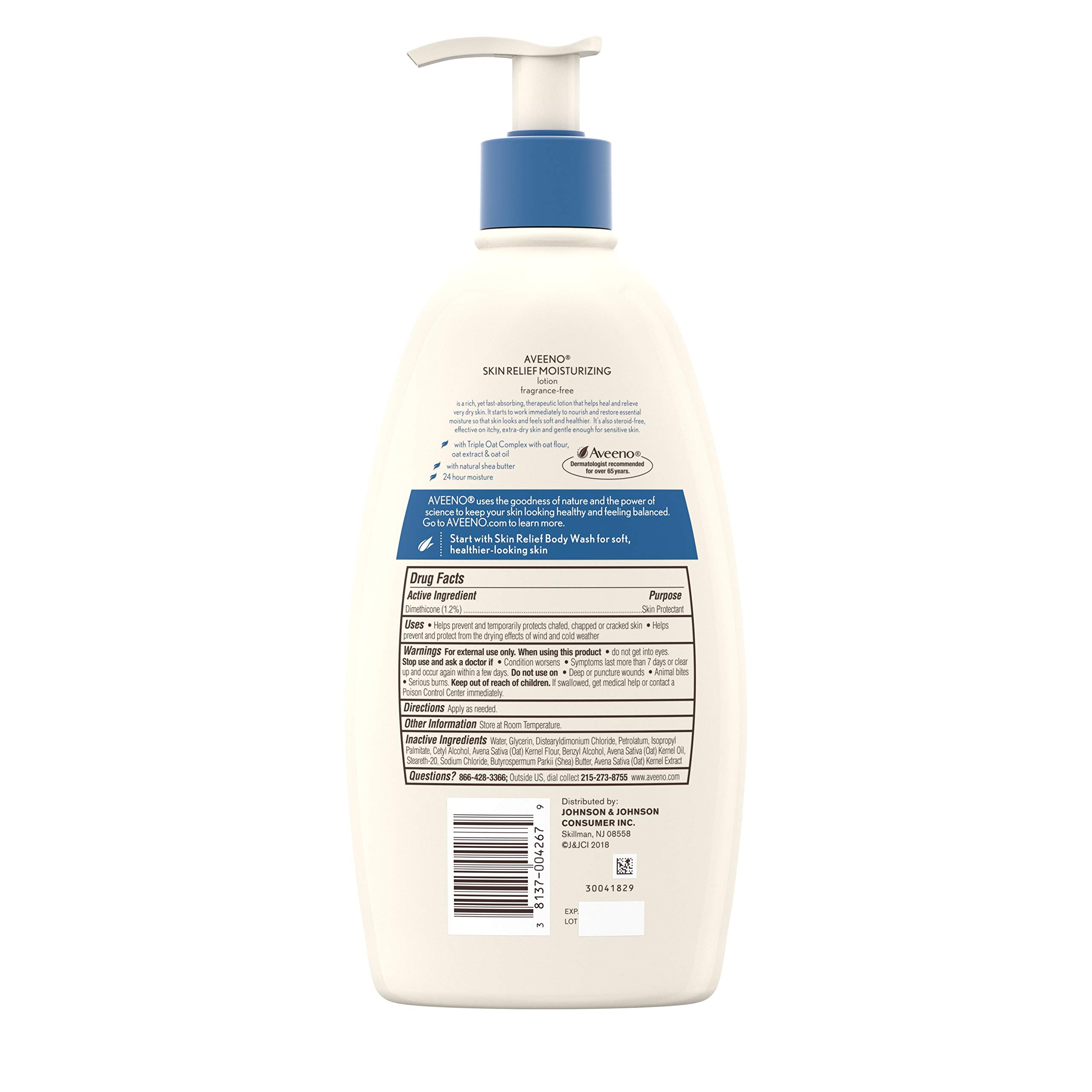 Aveeno Skin Relief 24Hour Moisturizing Lotion for Sensitive Skin with