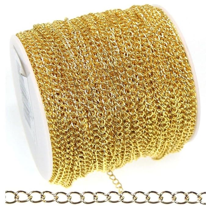 Présentoirs pour Bijoux Zubehör Schaffung Kette Meterware Mesh Pferd 5 x 3 mm 3 Meter Länge