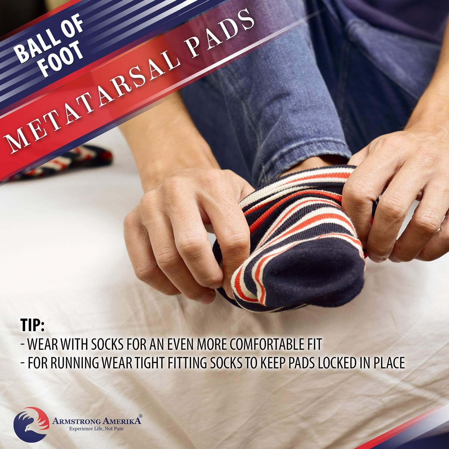 Metatarsal Ball of Foot Cushions – Gel Metatarsal Foot Pads for Women or Men’s Metatarsalgia Pain Relief. Orthotics Metarsal Support Pad with Toe Loop to Help Sesamoiditis & Mortons Neuroma (5 Pairs): Health & Personal Care