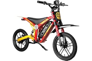 Roomove TUTTIO ARC-I 750W Electric Dirt Bike for Kids 5-8, 36V 13AH Electric Motorcycle Up to 22MPH & 25 Miles, 5-Speed Modes Kids Electric Bike, 16" Off-Road Tires