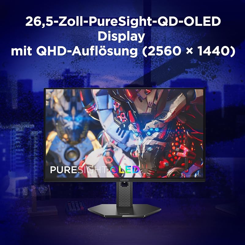 Legion 27Q-10 OLED | 26.5 Zoll QHD Gaming Monitor | 240 Hz | 0.03ms