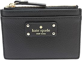 Kate Spade New York Adi Grove Street Pebbled Leather Card Wallet Coin Purse