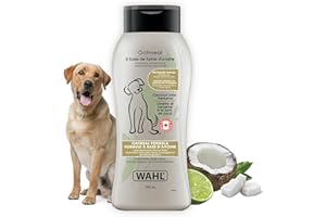 Wahl Canada Dog Oatmeal Shampoo, Plant Derived Shampoo in Coconut, Lime, Verbena to Help Sooth Dry Itchy Skin, Paraben-Free, 