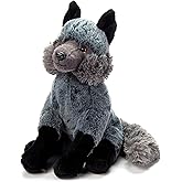 The Petting Zoo Silver Fox Stuffed Animal, Wild Onez, Kids Gifts, 12 in | Silver Fox Realistic by Zoologee. Great Toys for Girls and Boys. Plush Gifts for Kids