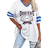 Baseball Shirts Women Baseball Short Sleeve Jersey Softball V Neck Half Sleeve Streetwear Tops