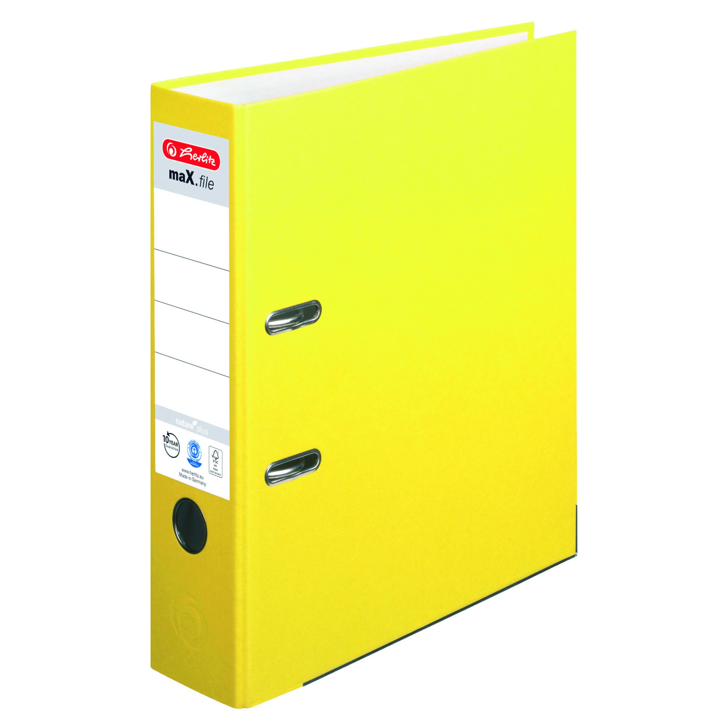 Ordner A4 maX. File Nature Plus 8 cm Yellow