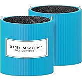 311i+ MAX AllergenBlock Replacement filter Compatible with Blue Pure 311i+ Max Air Purifier, H13 True HEPA with Activated Carbon Air Filter,Blue Pure F3MAX+, Not for 311 i Max