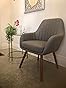 Roundhill Furniture Tuchico Contemporary Fabric Accent Chair in Gray - Walmart Supplies