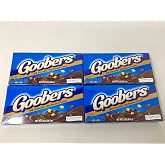 Nestle Goobers - Chocolate Covered Peanuts (Pack of 4) 3.5 oz Theater Boxes