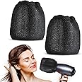 2 Pcs Sock Diffuser for Hair Dryer - Compact 5.12x3.35" Universal Hair Dryer Diffuser Sock Made of Soft, Heat-Resistant and Flexible Foam, Tear-Resistant and Reusable - For Uniform Heat Distribution