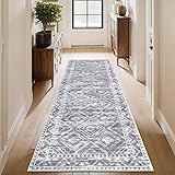 Vaukki Hallway Runner Rug, Soft Low Pile Laundry