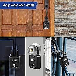 Iron Lock® - Key Lock Box Portable with Removable