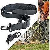 AKUATUZ Trimmer Strap for Weed Eater Shoulder Strap Easy Release Brush Cutter Harness Compatible with EGO String Trimmer, Leaf Blower