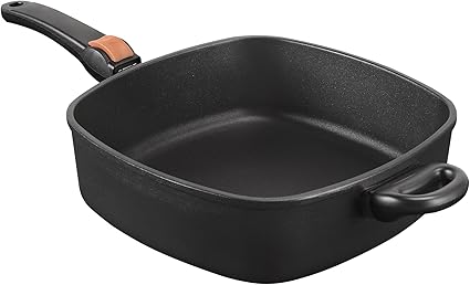 SKK 2484 Titanium 2000 Plus - Guss-Schmorpfanne 28 x 28 cm, 8 cm hoch, eckig, keramisch ...