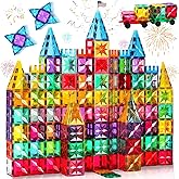 Palano Magnetic Tiles,100PCS Star Magnetic Building Blocks Toy for Ages 3+,Magnetic Tiles for Toddlers Gifts,Montessori Toys,