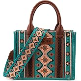 Wrangler Tote Bag for Women Western Purse and Aztec Satchel Handbag