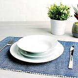 Sabichi 12pc Day to White Dinner Set Porcelain Microwave Safe Dishwasher Safe view 5