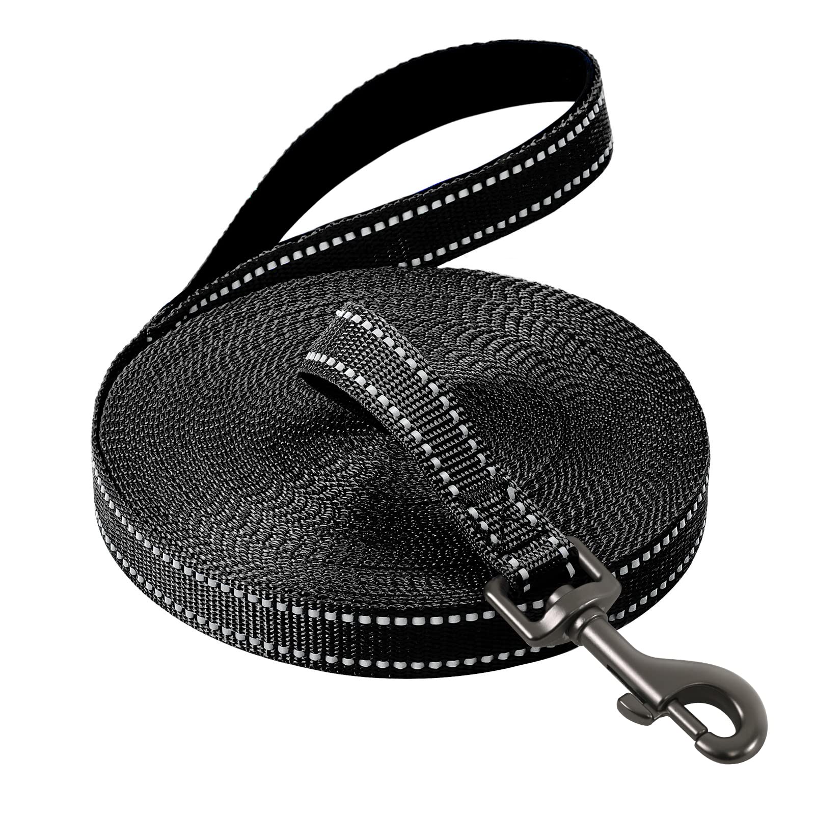 COMSLE Long Leads for Dog Training, 3m/5m/10m/15m/20m Strong Extra Long Line Dogs Lead with Handle, Light Nylon Puppy Training Lead Dog Leash for Pet Recall Tracking Obedience Camping Play Outdoor