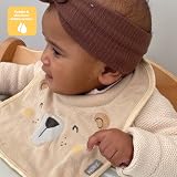 Nuby Snug and Dry Bibs Organic Cotton 4 Pack One Size view 4