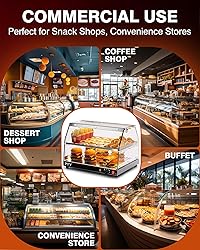 PYY Commercial Food Warmer Display, 2-Tier Electric