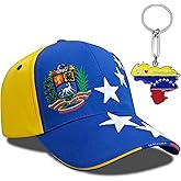 Gorra de Venezuela - Llavero de Venezuela - Venezuela Cap and Keychain Set - Venezuela Classic Hat - Venezuelan Cap - Gorra Tricolor Venezuela - Accesorios de Venezuela
