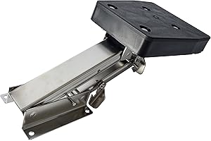 Amarine Made Boat Outboard Motor Mounting Bracket, Kicker Motor Bracket, Motor Mount up to 10 Hp 2 Stroke