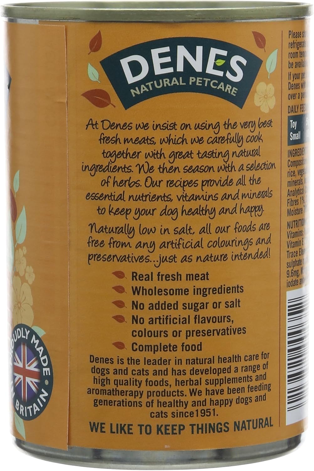 Denes Complete Adult Wet Dog Food Chicken and Vegetables, 12 x 400 g, 400 g (Pack of 12) - Image 3