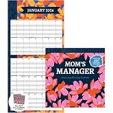 TF Publishing 2026 Mom's Manager Wall Calendar - Large Grids for Appointments and Scheduling - Vertical Monthly Wall Calendar 2026 with Premium Matte Paper for Home and Office Organization - 12x12in