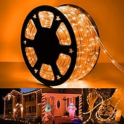 50ft LED Rope Lights Outdoor, 360 LED Connectable